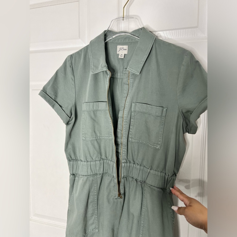 J. Crew Mini Cargo Style Dress Sz 10 - Picture 7 of 11